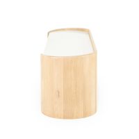 Eleonora Don tv-meubel 165 cm - naturel hout/marmer