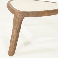 Eleonora Fred salontafel organisch klein - naturel/marmer