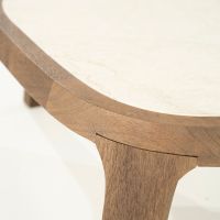 Eleonora Fred salontafel organisch groot - naturel/marmer