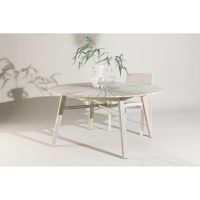 Svea Derya ronde tuintafel - ø150 cm - whitewash