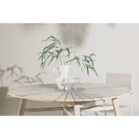 Svea Derya ronde tuintafel - ø150 cm - whitewash