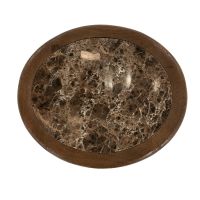 Eleonora Vito bijzettafel 43x37x55 cm - bruin