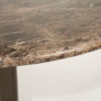 Eleonora Luigi eettafel ø127 cm - bruin