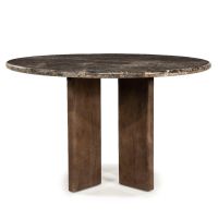 Eleonora Lando eettafel ø127 cm - bruin