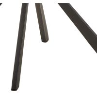 Skog eetkamerstoel | grijs metaal onderstel | stof Basel - beige