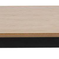 Nøra Alicia rechthoekige eettafel 120x80x76 cm | eikenfineer - zwart/naturel