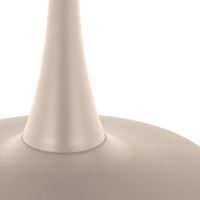 Nøra Michelle ronde eettafel Ø90x75 cm | grijs metaal onderstel | gepolijst keramiek - bruin