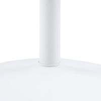 Nøra Sid ronde eettafel Ø110x74 cm | wit metaal onderstel | MDF met NC-lakafwerking - wit