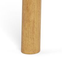 Nøra Donny eettafel 120x80x74.8 cm | rubberhout onderstel | mat eiken AC-gelakt fineer blad