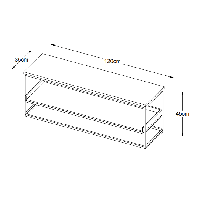 Nordic Home Jonah bankje - 120 cm
