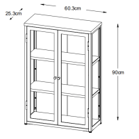 Ragnar wandkast - 90 x 60 cm