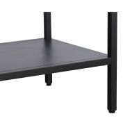 Nordic Home Ragnar hoog staand dressoir - 130 cm - zwart