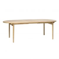 Nordic Home Leif eiken eettafel - 100 x 190 cm - naturel