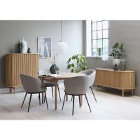 Leif eiken kabinet - 110 cm - naturel