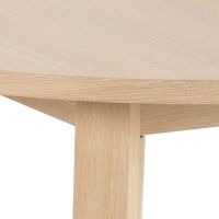 Nøra Vincent ronde uitschuiftafel Ø120/220x75 cm | eikenfineer - naturel