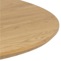 Nøra Jody ronde eettafel Ø120x75 cm | ruw melamine - naturel