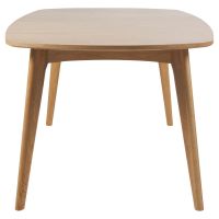 Nøra Rayford rechthoekige eettafel 200x100x75.5 cm | geolied eikenfineer - naturel