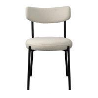 Frej eetkamerstoel - teddy - wit