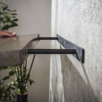 Marino wandplank - 60 cm - acaciahout - bruin