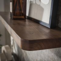 Marino wandplank - 90 cm - acaciahout - bruin