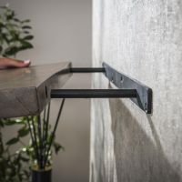 Marino wandplank - 90 cm - acaciahout - bruin