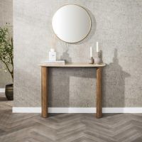 Fraaai Dexter sidetable - 100 cm - travertin look