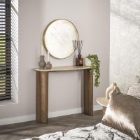 Fraaai Dexter sidetable - 100 cm - travertin look