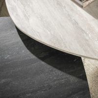 Fraaai Cattaneo salontafels - set van 2 - travertin look