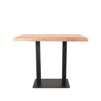 Restaurant/Bartafel 120x70x92 cm - straight edge - naturel