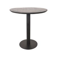 Label51 Restauranttafel Ø70x74 cm - sloppy edge - zwart