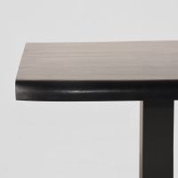 Label51 Restauranttafel 70x70x74 cm - tree edge - zwart