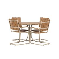 Valentina eettafelset - naturel - polyhout