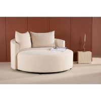 Amara loveseat - ø150 cm - beige