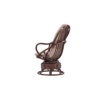 Svea Chloe loungestoel  - walnoot - rattan