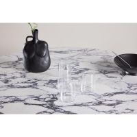 Svea Schneider ronde eettafel - ø120 cm - marmerlook/naturel