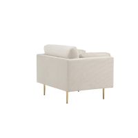 Svea Sino fauteuil - ribstof - lichtgrijs