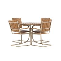 Valentina eettafelset - naturel - polyhout