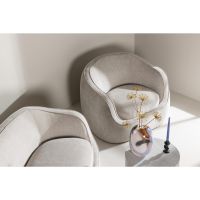 Svea Brooks fauteuil - lichtgrijs