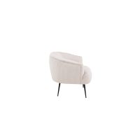 Vona fauteuil - ribstof - beige