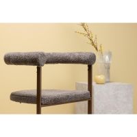 Svea Zelo eetkamerstoel - boucle - bruin