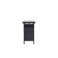 Svea Haruto outdoor sidetable - 120 cm - zwart