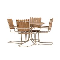 Valentina eettafelset - naturel - polyhout