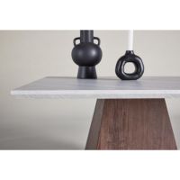 Svea Clara vierkante salontafel - 80 x 80 cm - marmerlook