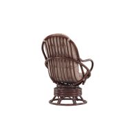 Svea Chloe loungestoel  - walnoot - rattan