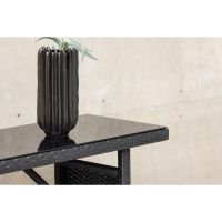 Svea Haruto outdoor sidetable - 120 cm - zwart