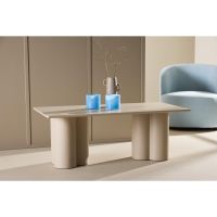 Rova rechthoekige salontafel - 60 x 120 cm - beige