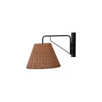 Nico wandlamp - rattan - naturel