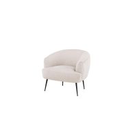 Vona fauteuil - ribstof - beige