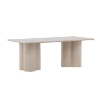 Rova rechthoekige salontafel - 60 x 120 cm - beige