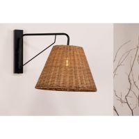 Nico wandlamp - rattan - naturel